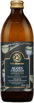 Suplement diety Herbal Monasterium Aloes z miąższem 500 ml (5906874431047)