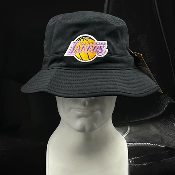 Черная панама Mitchell & Ness Los Angeles Lakers Black Bucket BUCKFH21HW016-LALBLCK