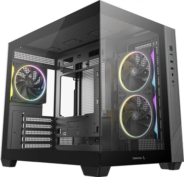 Корпус DeepCool CG330 3F Black (R-CG330-BKNGM3-G)