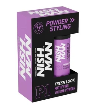 Пудра для створення об'єму матова P1 Fresh Look Nishman