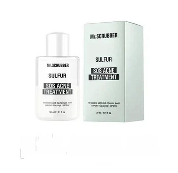 Точковий засіб від прищів Mr.Scrubber SOS Acne Treatment Sulfur 30 мл