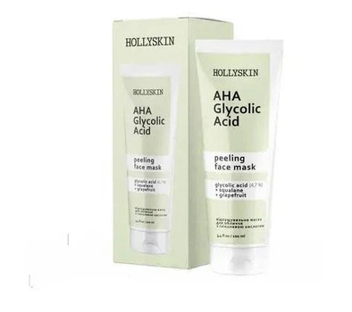 Маска для обличчя Hollyskin Glycolic AHA Acid із гліколевою кислотою