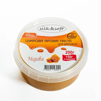 Паста для шугарингу бандажна Silk & Soft 250 г №02, Медова