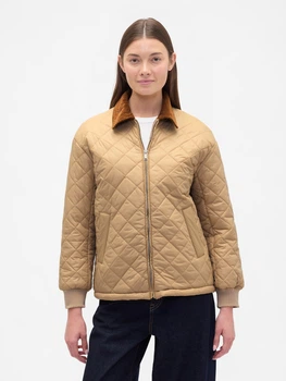 Куртка демисезонная женская GAP 888989705 2XL Бежевая (1159858749)