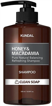 Шампунь для волос "Clean Soap" - Kundal Honey & Macadamia Shampoo 500ml (967912-1229331-2)