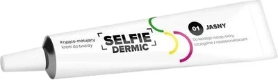 Крем для обличчя Solpharm Selfie Dermic маскувально-матуючий світлий 20 мл (5906554301417)