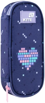Пенал школьный Kite Type Love 22x8.5x4.5 см Синий (K26-599-7)