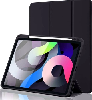 Чехол Smart Case для iPad Pro 11 2018 2020 2021 2022 с держателем для карандаша черный защитный с функцией подставки