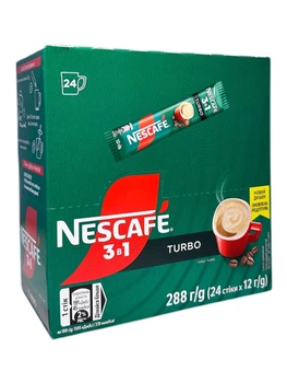 Кава Nescafe Turbo 3в1 в стіках 24шт х 12 г (492)