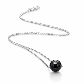 Серебряное колье Агат 45 см