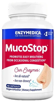 Комплекс ферментів Enzymedica MucoStop 48 капсул (670480241103)