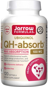 Убіхінол Jarrow Formulas Ubiquinol QH-absorb 100 мг 120 капсул (790011060253)
