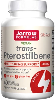Птеростильбен Jarrow Formulas trans-Pterostilbene 50 мг 60 капсул (790011200406)
