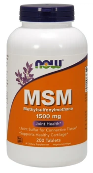 MSM Now Foods 1500 мг 200 таблеток (733739021311)