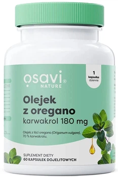 Орегано Osavi Карвакрол 180 мг 60 капсул (5904139922323)