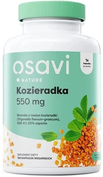 Kozieradka Osavi Kozieradka 550 mg 120 kapsułek (5904139922313)