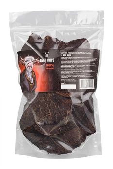 Чипси м'ясні з яловичини Meat Chips 500 г