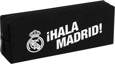 Пенал школьный Kite FC Real Madrid 7x19x4 см Черный (RL26-642)