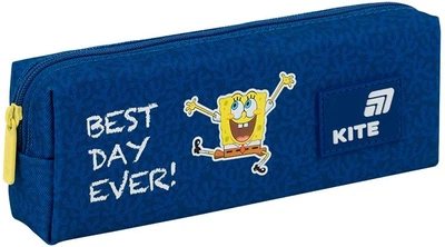 Пенал школьный Kite SpongeBob SquarePants 7x19x4 см Синий (SB26-642)