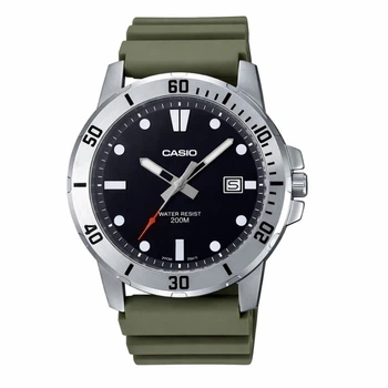 Чоловічий годинник Casio MTP-VD01-3E хакі