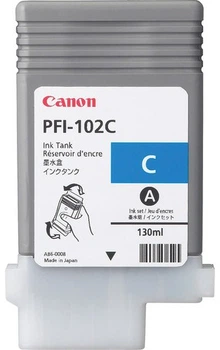 Картридж Canon PFI-102C 0896B001 Ink Cartridge (SPEC) Cyan (6767371984288)