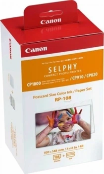 Картридж Canon 8568B001 RP-108 Colour Ink Cartridge + 100x148mm Paper Set 108 Sheets SPEC (6767372863780)