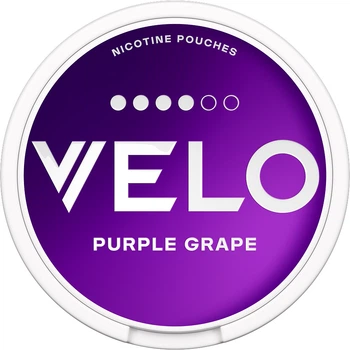 Безтабачные никотиновые подушечки Velo Purple Grape Классический (4820270365298)