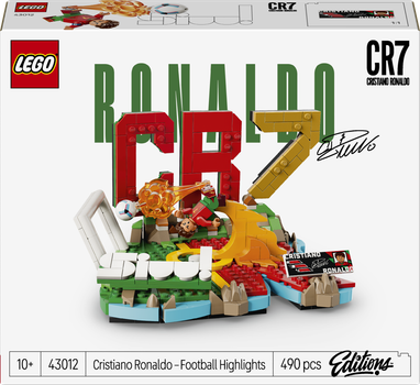 Конструктор LEGO Editions Football Кріштіану Роналду — найкращі моменти футбольних матчів 490 деталей (43012)