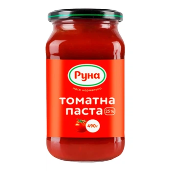 Томатна паста Руна 25% 490 г