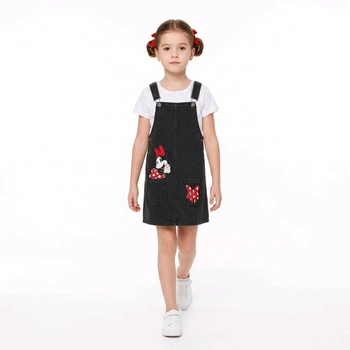 Джинсовый сарафан для девочки Disney Minnie Mouse 122-128 см (6-8Y) серый