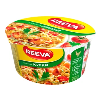 Локшина швидкого приготування Reeva зі смаком курки 75 г
