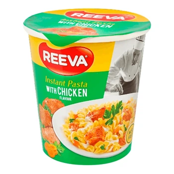Макарони швидкого приготування Reeva з куркою 70 г