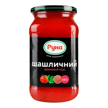 Соус Руна Шашличний фірмовий 485 г