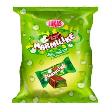 Цукерки LUKAS MARMILIKE зі смаком яблука 1 кг