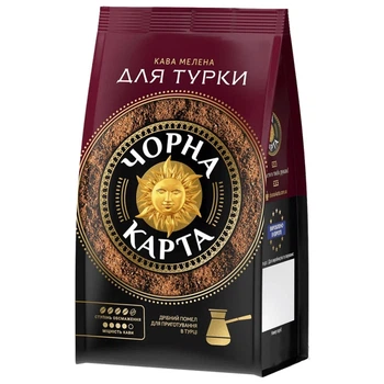 Кава мелена Чорна Карта Для турки 230 г+20 г
