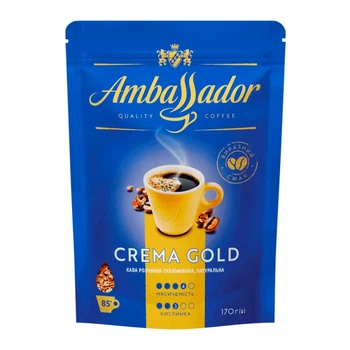 Кава розчинна Ambassador Crema Gold 170г
