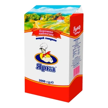 Борошно пшеничне Ярка вищого ґатунку 2 кг