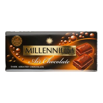 Шоколад Millennium (85 г) Air чорний пористий