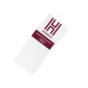 Носки женские в рубчик ТМ HODIMO 3265 р.23-25 (38-40) белые