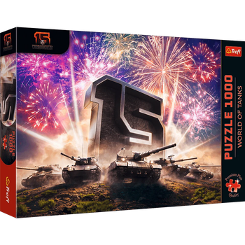 Пазл Trefl: Premium Plus / World of Tanks — 15-річчя World of Tanks (1000 ел.) — 12125