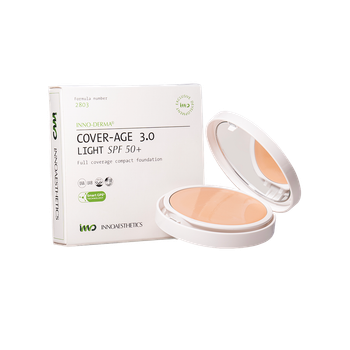 Крем-пудра SPF 50+ и HEVL со светлым тоном Innoaesthetics EPIGEN COVERAGE 3.0 LIGHT SPF 50+ 12г