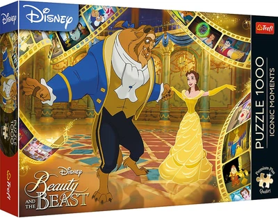 Пазл Trefl: Premium Plus / Disney — Красавица и Чудовище: Культовые моменты (1000 эл.) — 10832