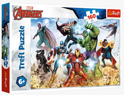 Пазл Trefl: Marvel Avengers — Готов спасти мир (160 эл.) — 15368