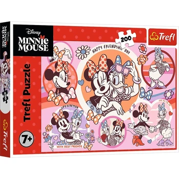 Пазл Trefl: Minnie Mouse — Звички Мінні Маус (200 ел.) — 13343