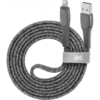 Кабель RivaCase USB 2.0 AM to Lightning 1.2m 3A 60W сірий (PS6108 GR12)