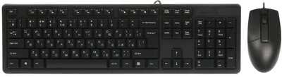 Комплект (клавіатура, миша) A4Tech KK-3330 Чорний