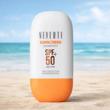 Сонцезахисний крем Neverti Sunscreen 50 Spf NP313