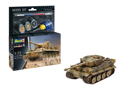 Стартовый набор сборной модели танка Revell Pz.Kpfw. VI Tiger Ausf. H 1:72 (4009803632629)