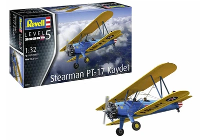 Збірна модель 1:32 літак Stearman PT-17 Kaydet Revell 03837