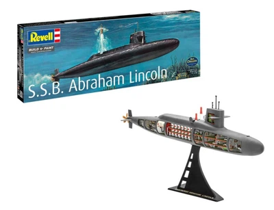 Збірна модель 1:253 підводний човен USS Abraham Lincoln (SSBN-602) Revell 05185